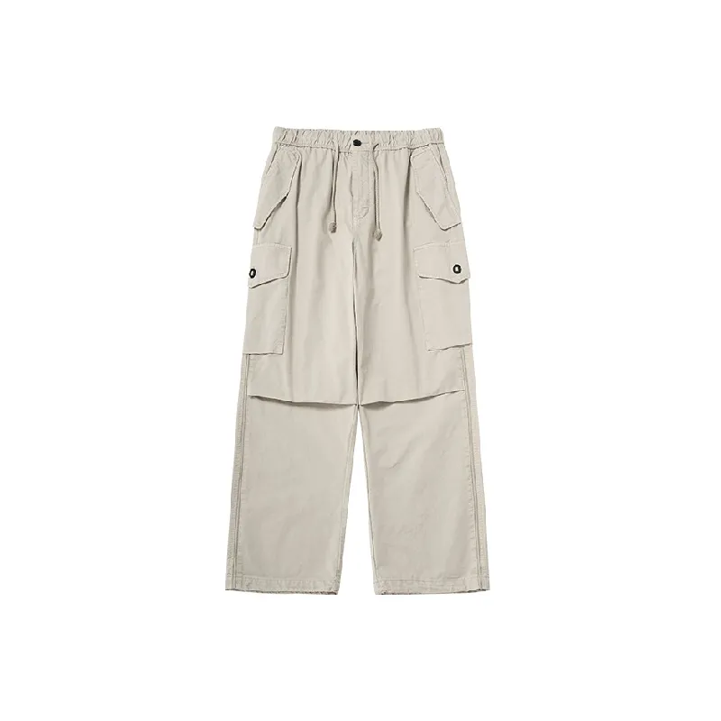 Street Loose Cotton Sports Pants-0