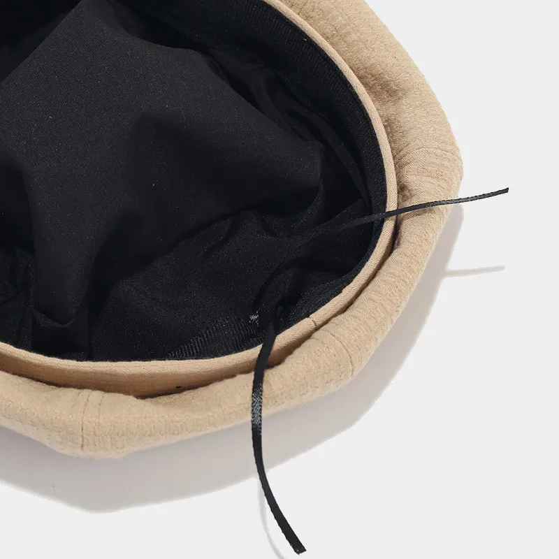 Retro Fashionable Plain Beret-3