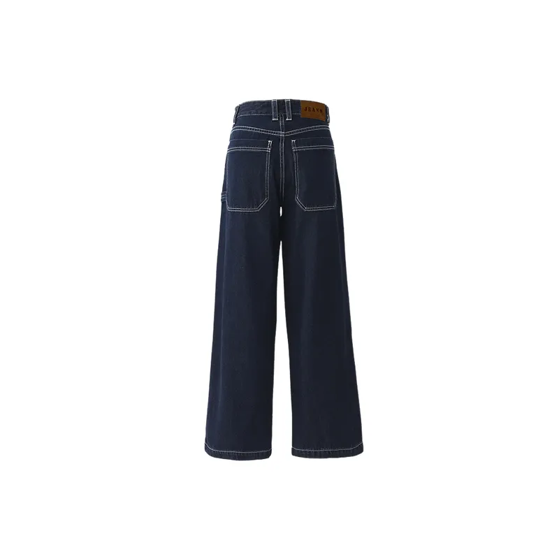 Retro Loose Jeans Women-1