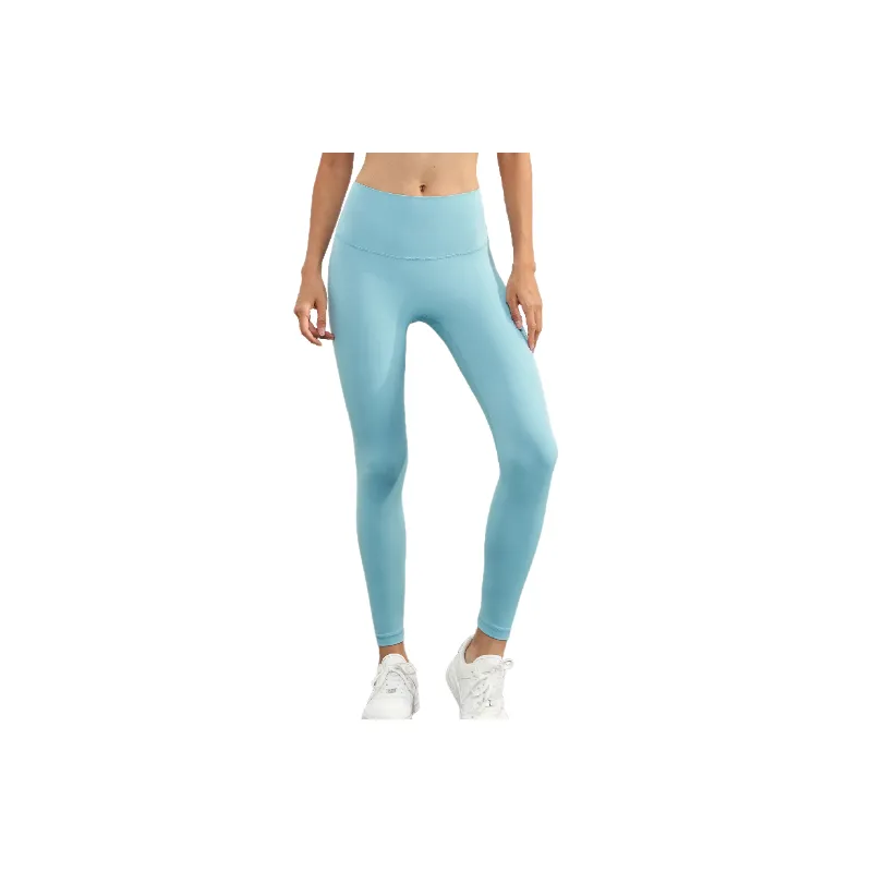 Simple Sporty Nylon Workout Pants Women-2