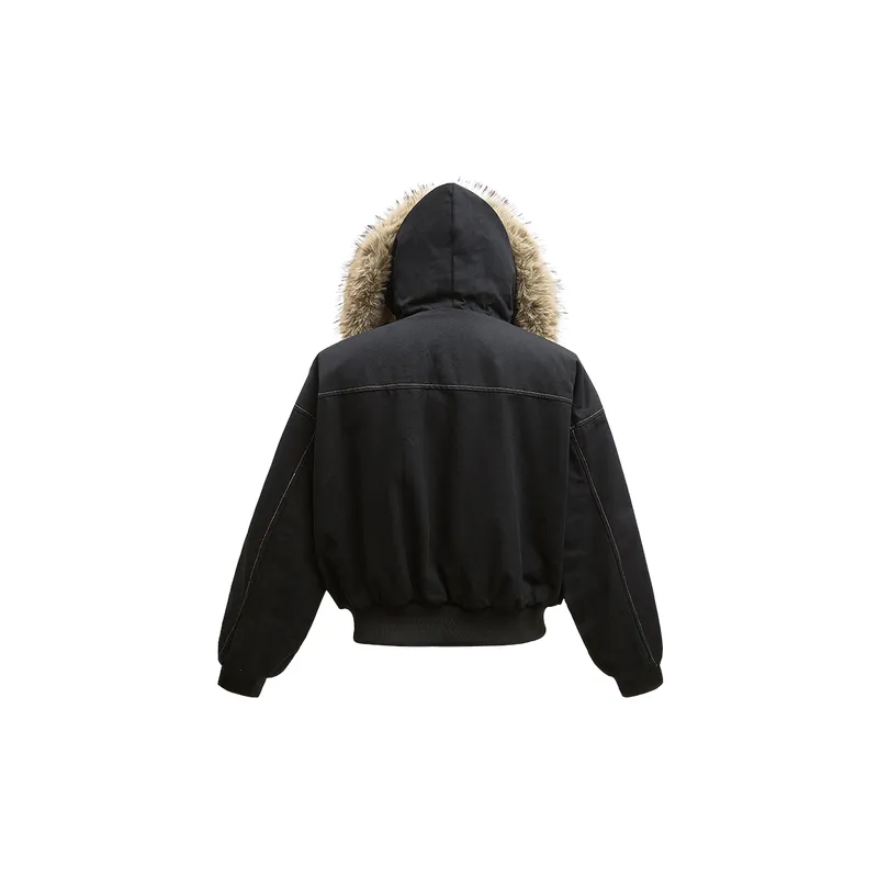Loose Warming Quilted Jacket-3