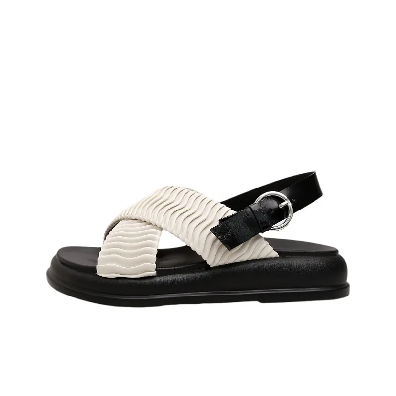 Casual Plain Beach Sandals-0