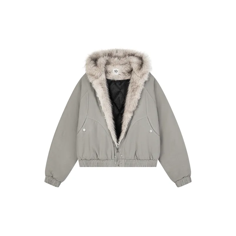 Casual Camo Polyester Quilted Jacket-4