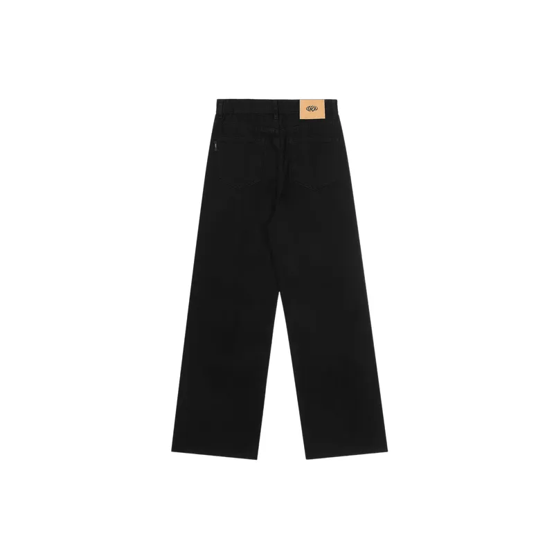 Loose Straight Leg Jeans Women-1