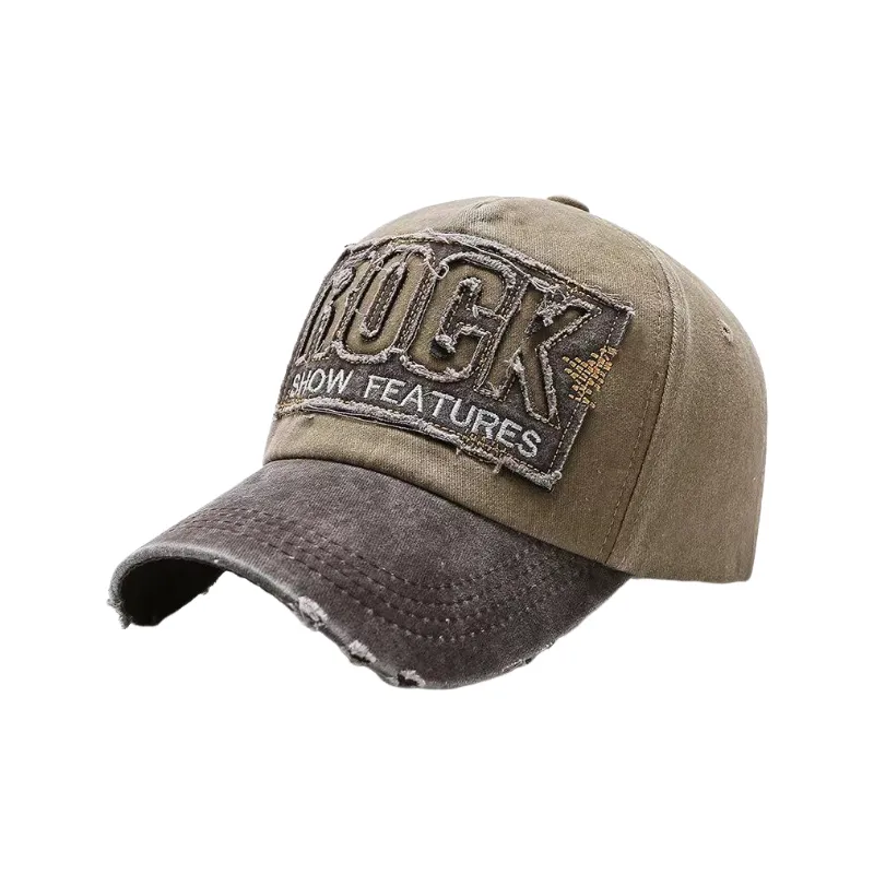 Fashionable Embroidered Peaked Cap-0