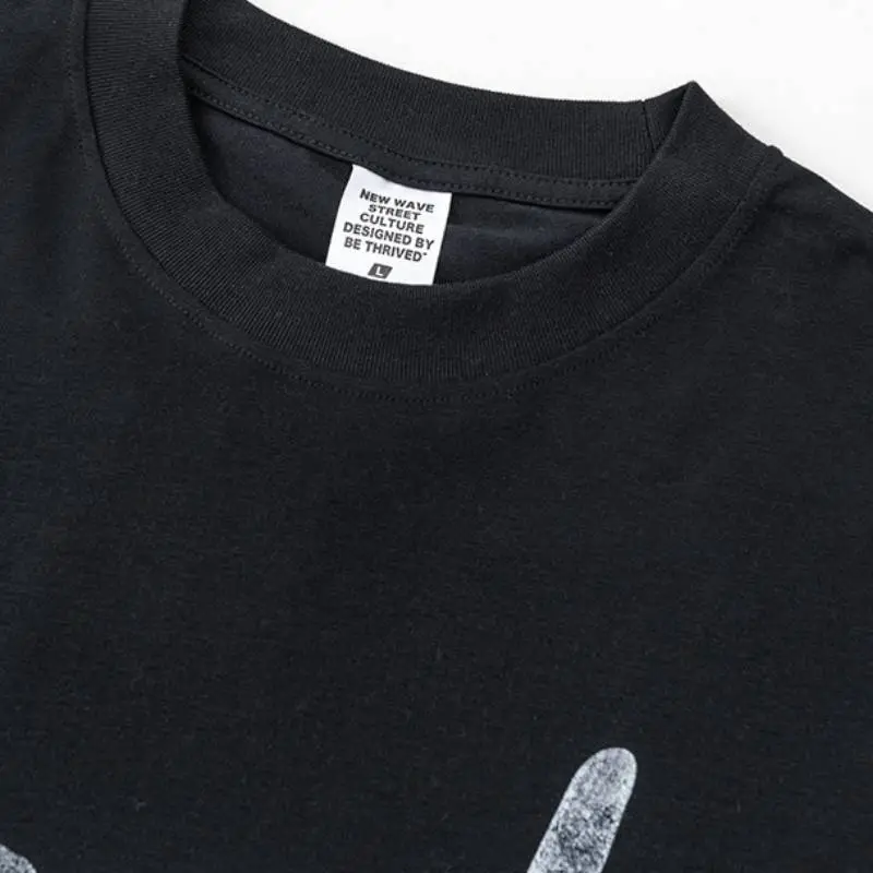 Fashion Loose Cotton T Shirt-8