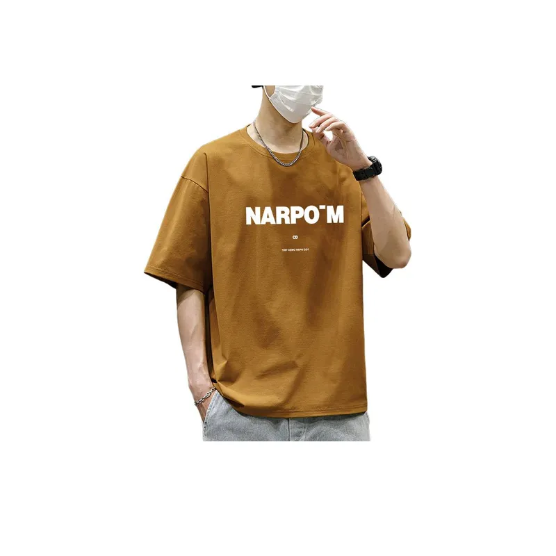 Letter Printing Short sleeved T shirt swag OOTD-0