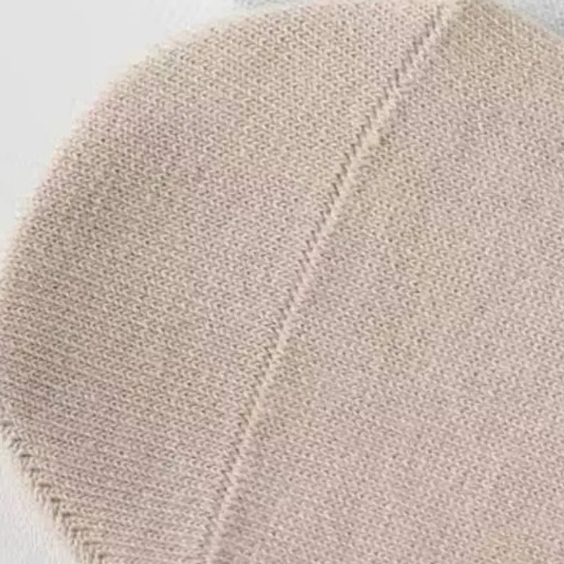 Simple Plain 100% Cotton Mid Calf Sock-5