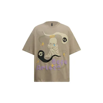 Hip Hop Skull Short Sleeve T Shirt