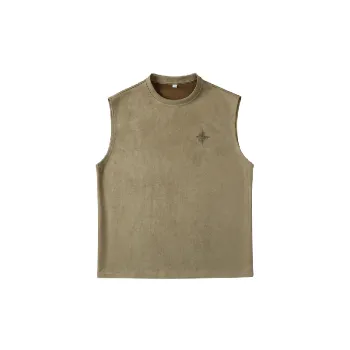 Sporty Casual Polyester Vest