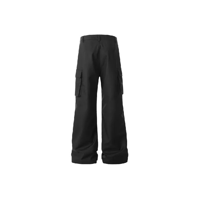 Trendy Loose Blended Synthetic Fabrics Casual Pants-5