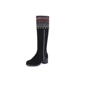 Retro Trendy Knee High Boots