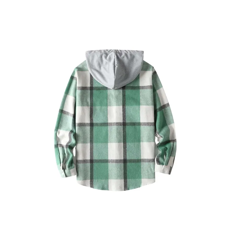 Casual Retro Woolen Fabric Shirt-3