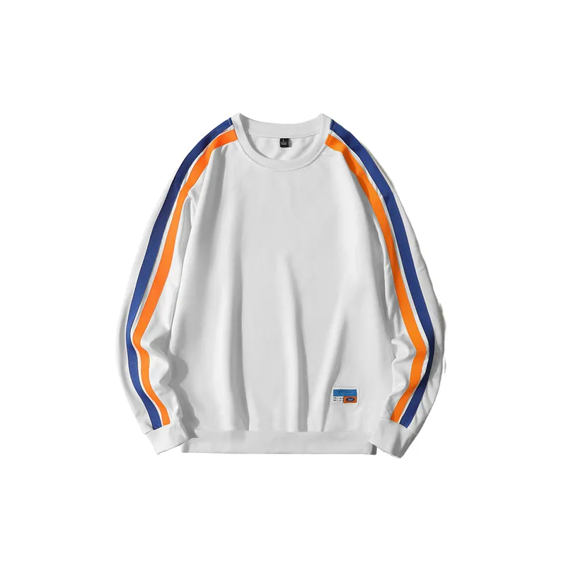 Casual Striped Corduroy Sweatshirt-0