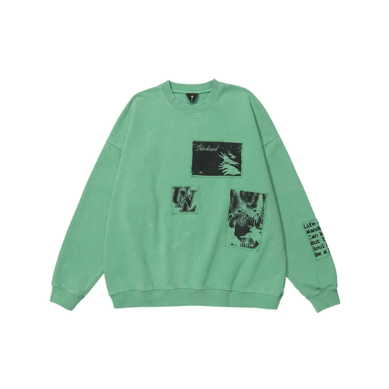 Trendy Letter Simple Sweatshirt-0