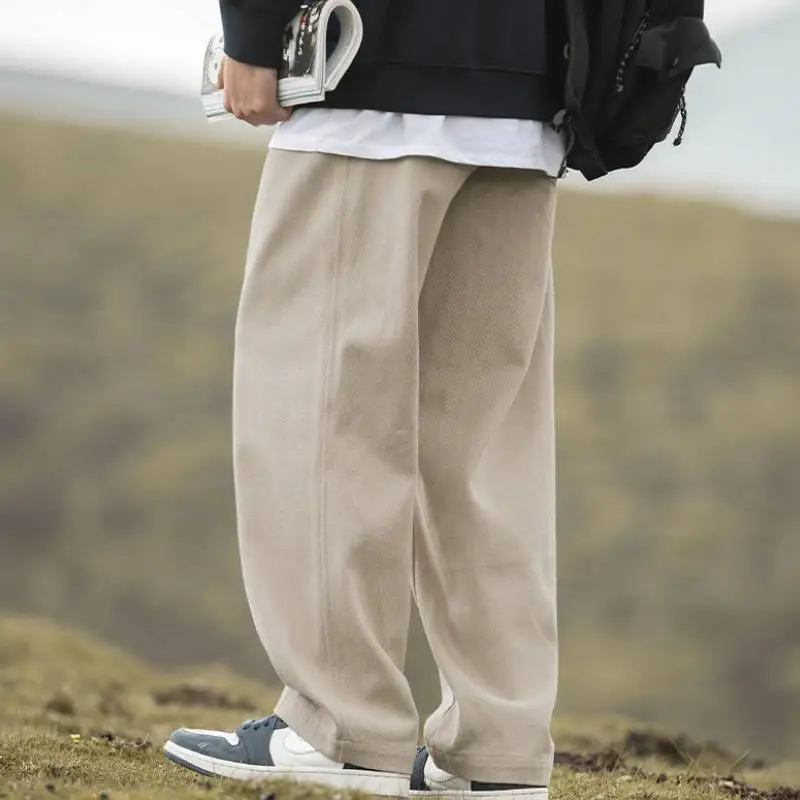 Fashionable Loose 100% Cotton Casual Pants-7