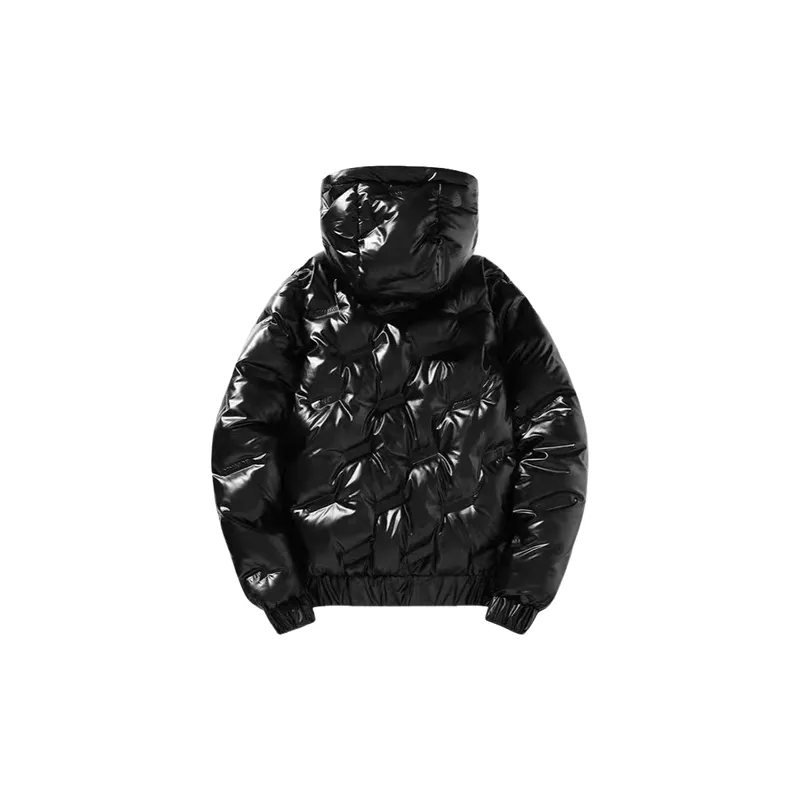 Simple Loose Polyester Quilted Jacket-1