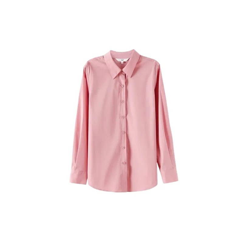 Simple Plain Rayon Shirt Women-0