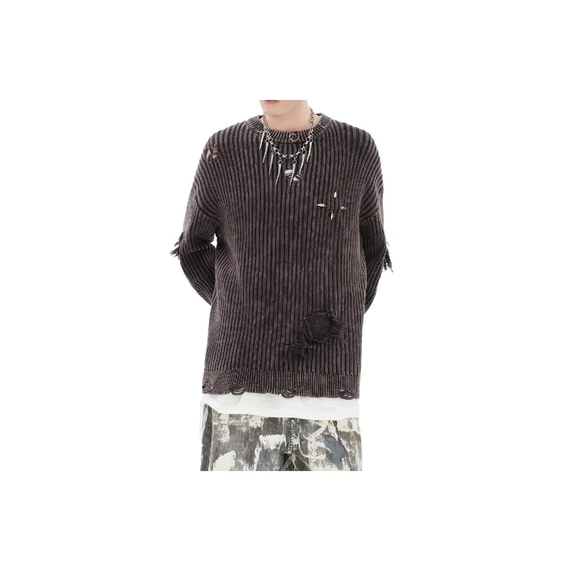 Retro Distress Sweater-3