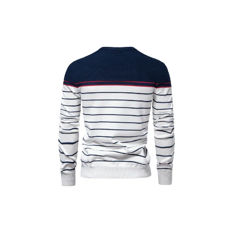 Striped Fashionable Sweater-9