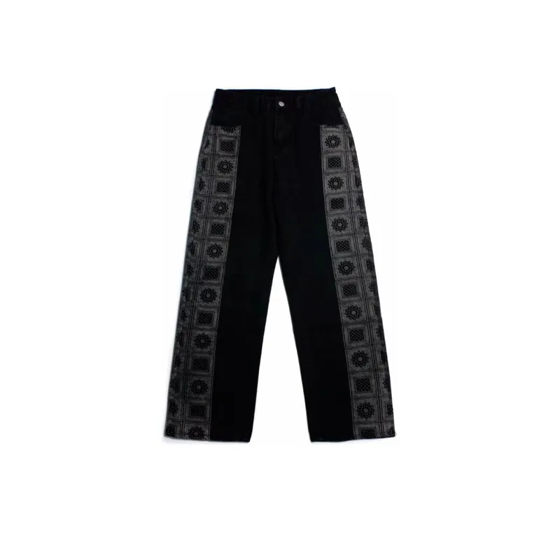 Loose Versatile Straight Jeans-0