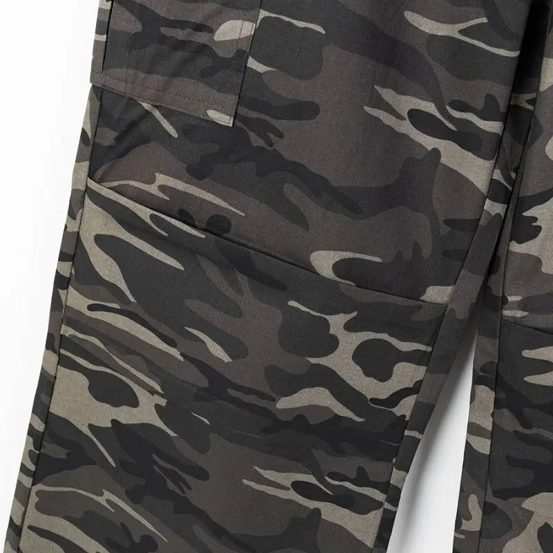 Fashionable Straight Leg Cargo Pants-4