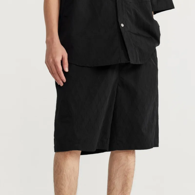 Fashion Loose Nylon Casual Shorts-11