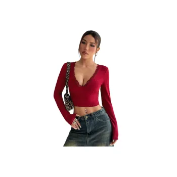 Sexy Casual Polyester T Shirt Women