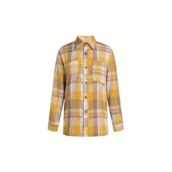 Striped Loose Polyester Shirt Women