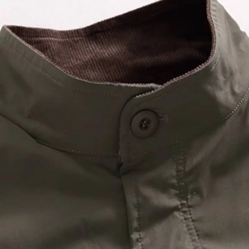 Fashionable Loose Quilted Jacket-3
