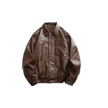 Fashionable Waterproof Polyester Leather Jacket Women