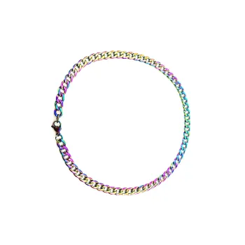 Hip Hop Colorful Nk Necklace