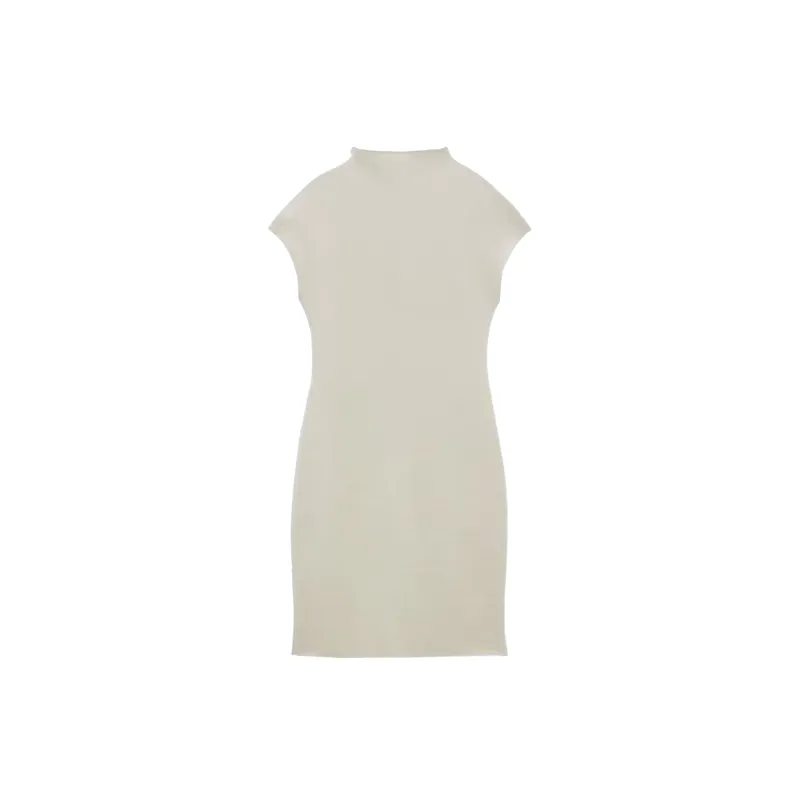 Simple Fashion Polyester Dress Women-4