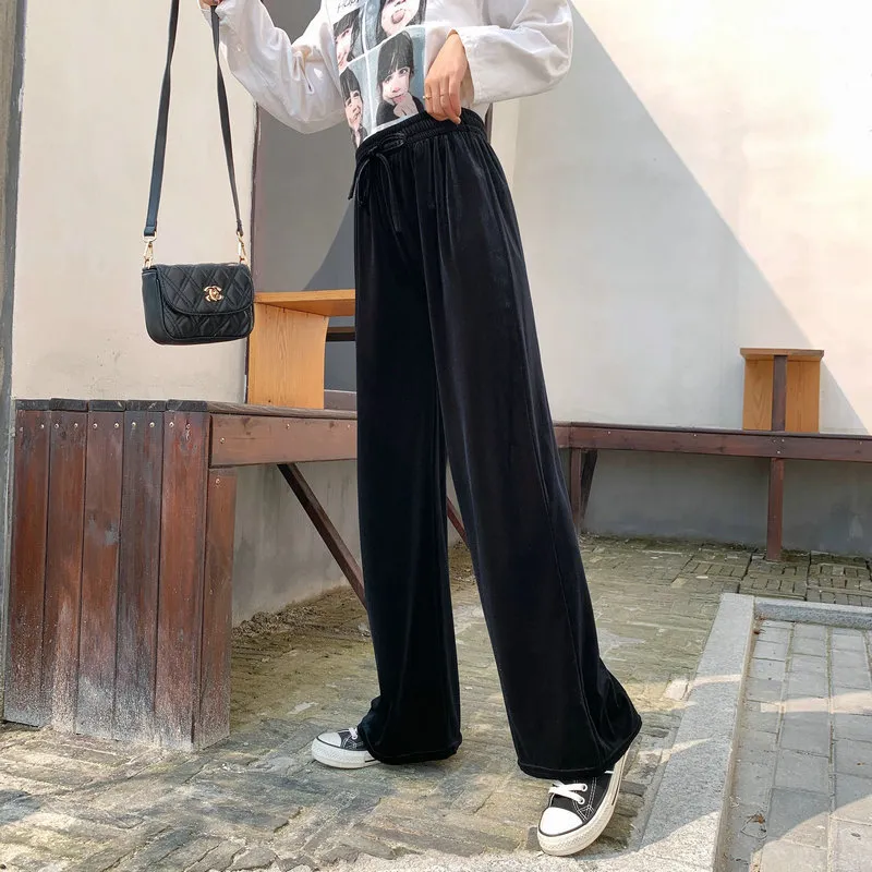 Simple Loose Casual Pants-1