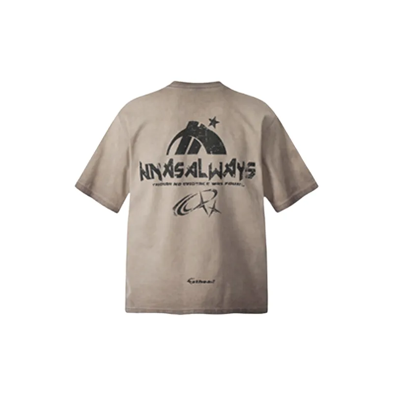 Casual Distress 100% Cotton T Shirt-5