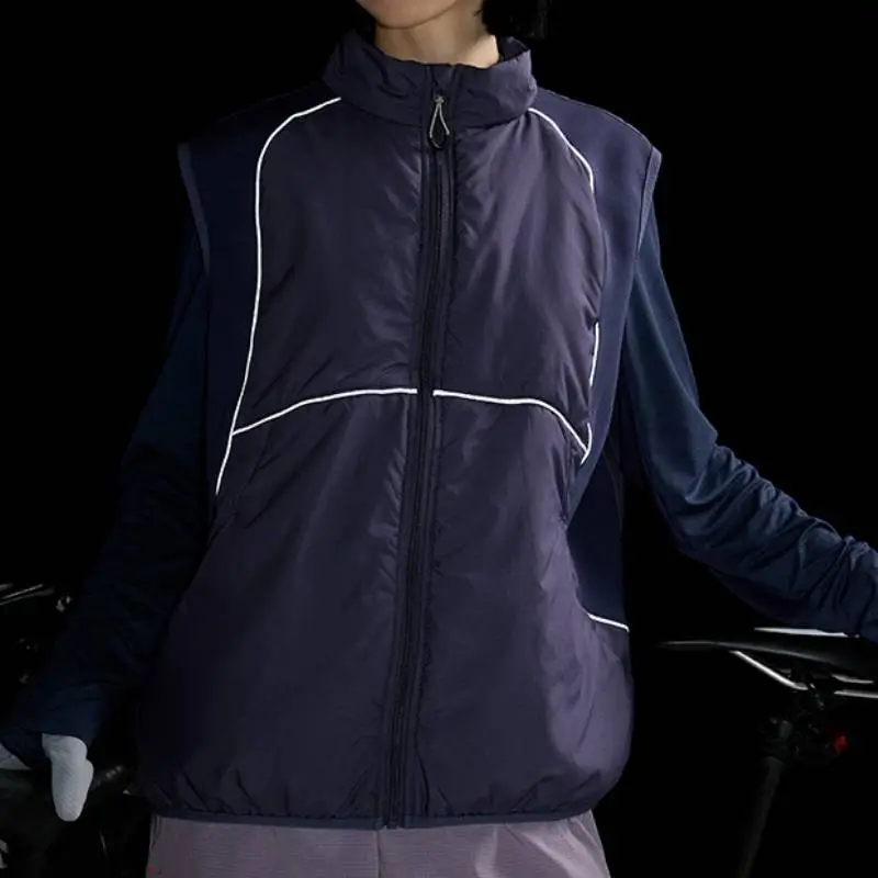 Trendy Contrast Color Polyester Vest-2