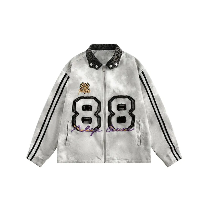 Retro Distress Suede Jacket