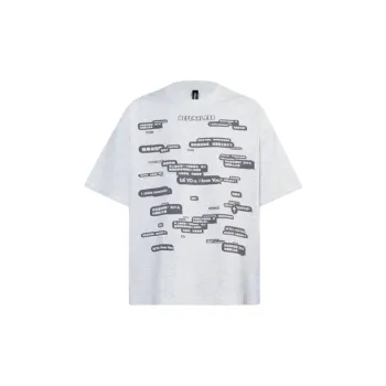 Design Sense Pure Love Warrior Text Short sleeved T shirt