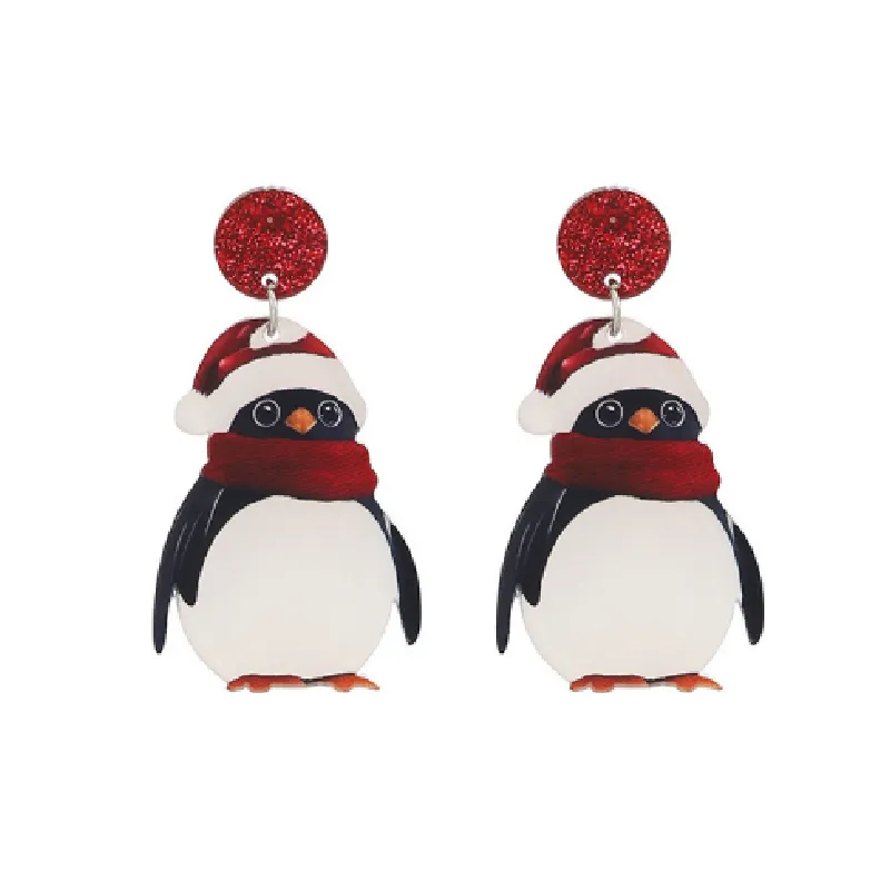 Cute Christmas Anima Earring-0