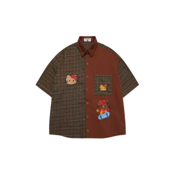 Simple Embroidery 100% Cotton Shirt Unisex