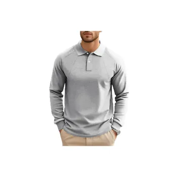 Casual Long Sleeve Polo