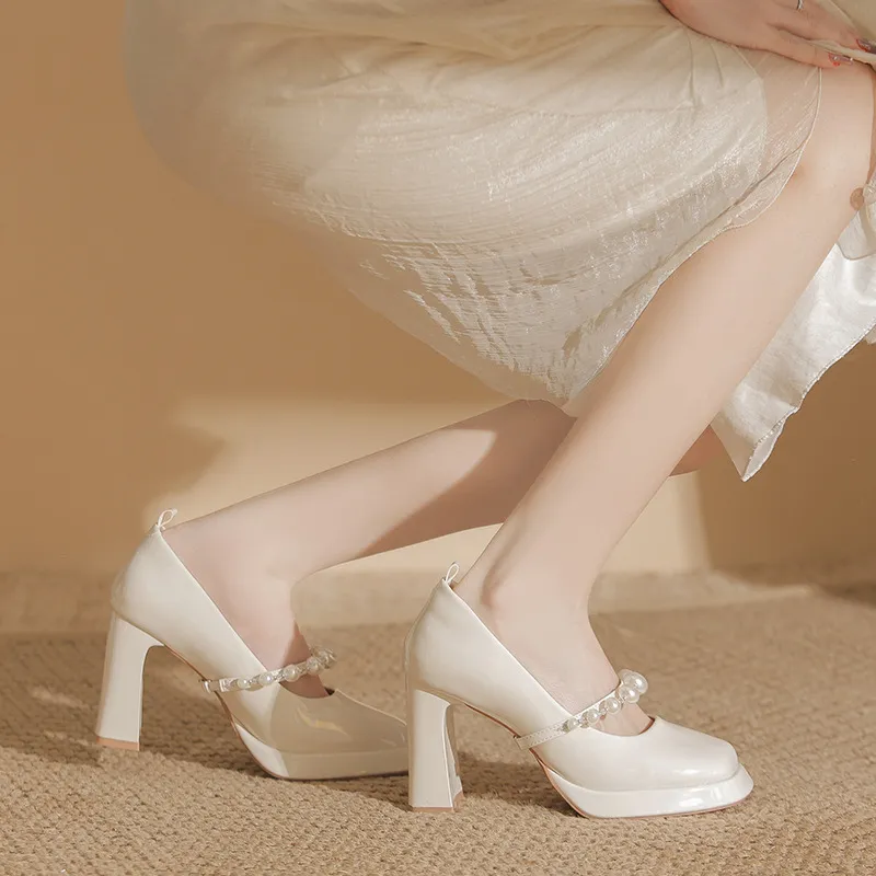 Elegant Waterproof High Heels-4