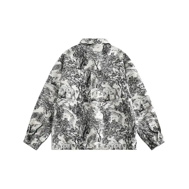 Zoo Drawstring Decorative Laps Jacket-1