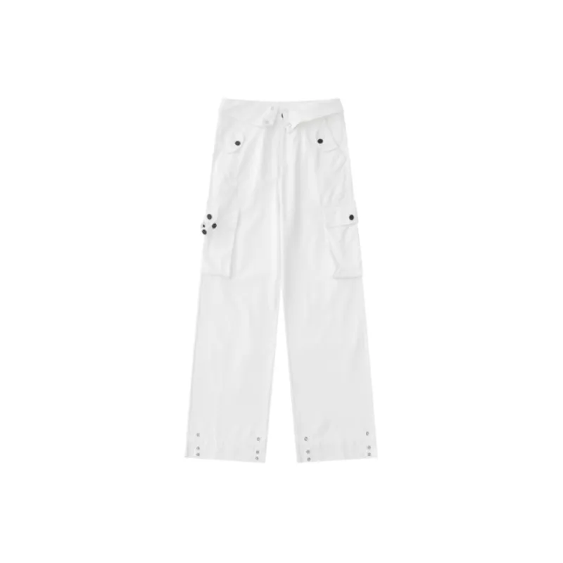 High Waist Straight Cargo Pants