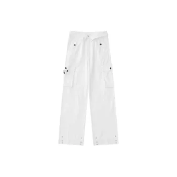 High Waist Straight Cargo Pants
