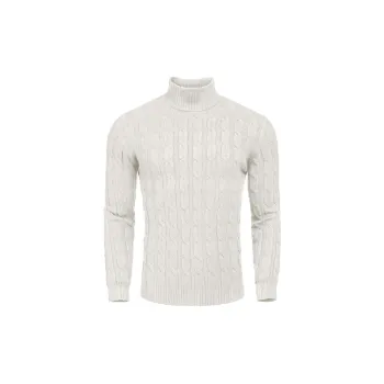 Fashionable Softness Cotton Blended Fabric Sweater