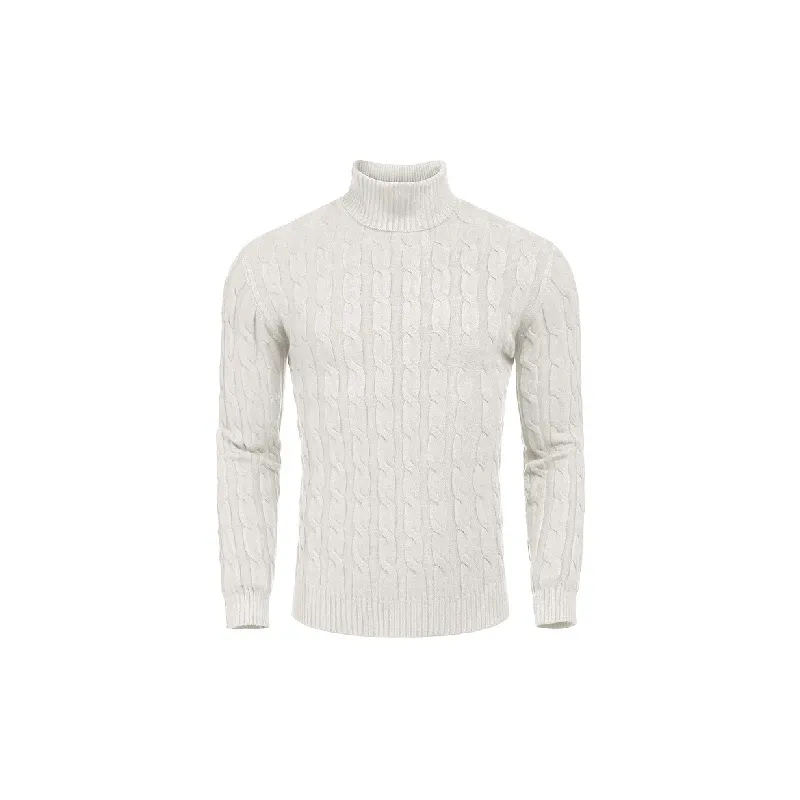 Fashionable Softness Cotton Blended Fabric Sweater-8