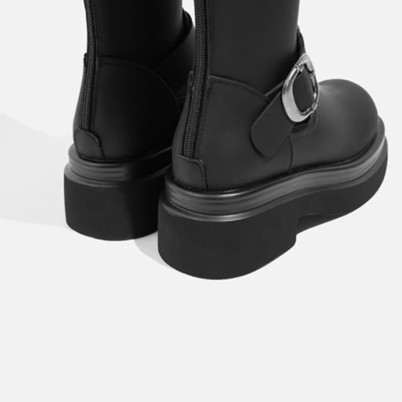 Fashionable Waterproof Knee High Boots-3