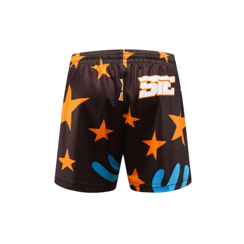 Tie Dye Retro Breathable Shorts-5