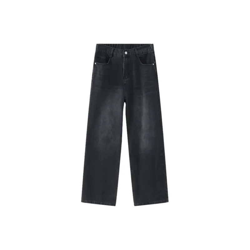 Loose Straight Leg Jeans-0